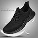 Socviis Mens Slip On Running Shoes Athletic Walking Trainers Lightweight Breathable Mesh Tennis Sneakers All Black