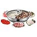 Yzakka Stainless Steel Shabu Shabu Hot Pot Pot with Divider for Induction Cooktop Stove, 30 CM
