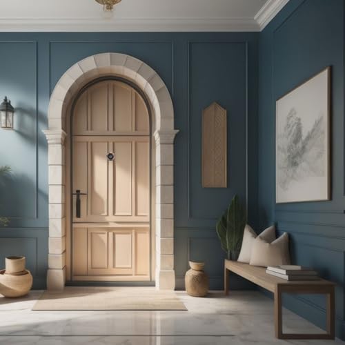 Türspion, Diebstahlschutz 220 Grad Sichtwinkel Sicherheitstürspion mit rückseitiger Abdeckung Heavy Duty Privacy Cover für 55-90mm Türstärke zu Hause(Rot-Bronze-Farbe)