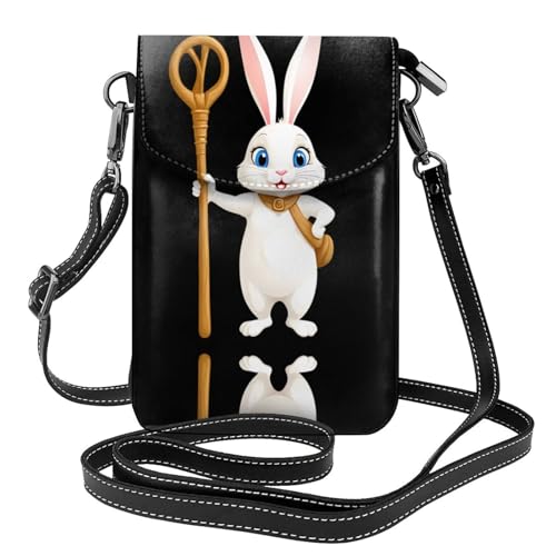 Sacoche téléphone portable motif lapin pour camping, voyages et extérieur
