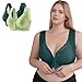 Bras for Women Pack Lace Splicing Ruffle Bra Lightweight Sexy Fashion Wirefree 2pc Casual Everyday Balconette