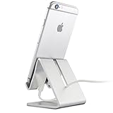 iPhone Charger Dock,Febite iPhone Desk Charger,Charge and Sync Stand for iPhone 5s iPhone 6 iPhone 6s plus,Charge cradle,iPhone Charger Station,desktop iphone charger (Silver)