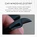 LLII 1.7M/ 5.6Ft Windshield Cowl Molding Rubber Seal Trim Strip, Weather Sealed Stripping Seal Strips, Black Window Door Sunroof Seal for Car/Truck/SUV Front Rear Windshield(H-Shape)