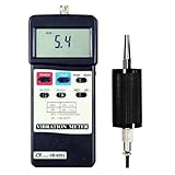 Professional Digital Vibration Meter/Vibration Analysis Meter – Industrial Acceleration & Velocity Tester Separate Probe, RMS/Peak/Max-Min Recording, Auto Shut‑Off; Model: VB‑8202