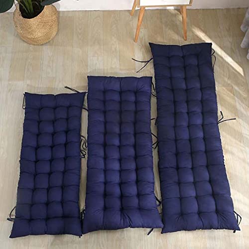 Cojín rectangular para banco de jardín, 200 x 55 cm, 3 plazas, para patio, comedor, cocina, chaise longue, cómodo, resistente a la intemperie, diseño elegante