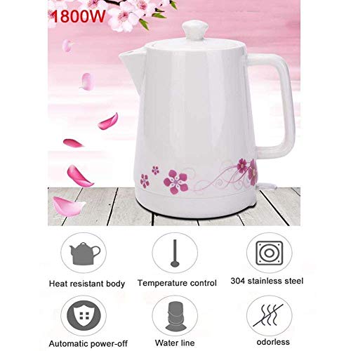 Hervidor eléctrico cerámico inalámbrico 1.7L 1800W miniatura 4