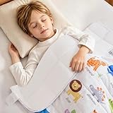 HOSUKKO Weighted Blanket - 7 lbs Animal Pattern Heavy Blanket - Small Size Breathable Lap Blanket(41 * 60 inches, 7 lbs)