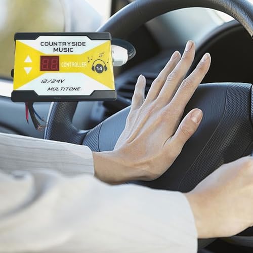 Controlador de sonido de bocina para coche con módulo de música multitono integrado 7
