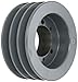 Gates QD3A4.8/B5.2 QD Multi-Duty Sheaves, A/B Section, 5.55" OD, 3 Groove, 2-1/2" Face Width, 1-15/16" Bore