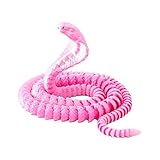 Generisch 2026 3D-Druck Tier Kristall Gelenkmodell Biegsames Schreibtischspielzeug zur Dekoration Stressbewältigung (K, One Size)