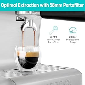   CASABREWS-Espresso-Machine-with-LCD-Display-Powerful-Milk-Frother-and-Customizable-Brewing-Temperature-Provides-Barista-Level-Lattes-and-Cappuccinos