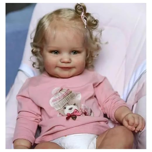 Anano 50 cm Reborn Babies Silicone Full Body Realistic and Newborn Girls, Reborn Dolls Real Silicone Girl Eyes Open Long Hair, Baby Silicone Platinum