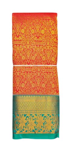 Image of VFCollections Women's Kanchipuram Silk Saree With Blouse Piece