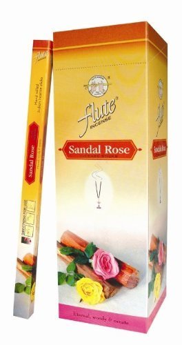 Flauta - Varillas de Incienso (6 Unidades, Sandalia), Color Rosa