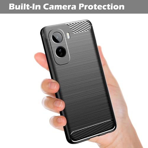 Image of amazon basics Back Cover Case for Vivo T5 Pro 5G | Compatible for Vivo T5 Pro 5G Back Cover | 360 Degree Protection | Soft and Flexible (TPU | Matte Black)
