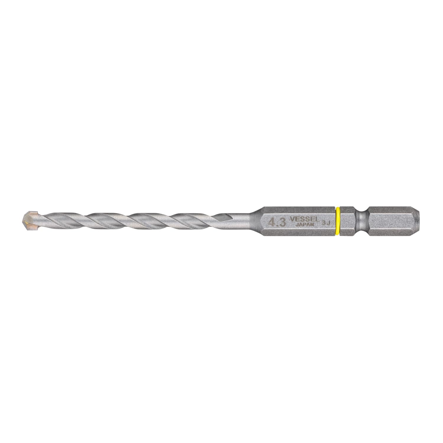 Vessel CPD-5.3 Cushion Drill Bit for Porcelain Tiles Diameter 0.2 inches (5.3 mm) Set of 1