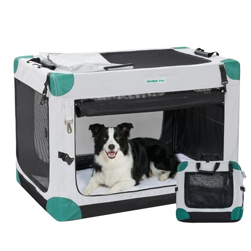 Gardner Pet Soft Collapsible Dog Crate - 36 Inch...
