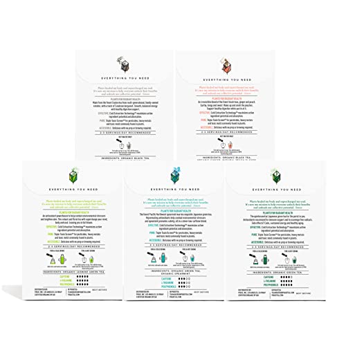 Pique Organic Best Sampler Variety Tea Crystals - Energy, Healthy Digestion, Immune Support - 70 Single Serve Sticks (Pack Of 5) #TOP1