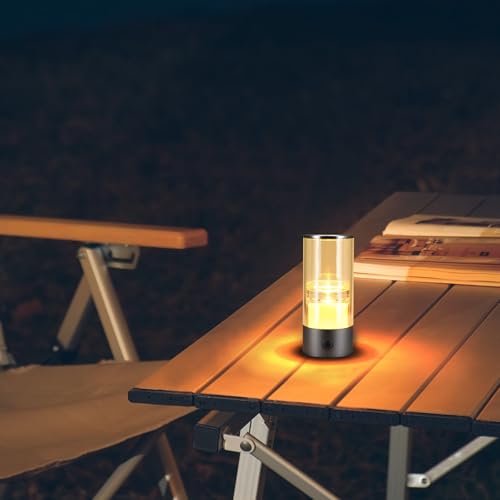 Lampe de camping rechargeable pour éviter les pannes de batterie avec mode SOS gris