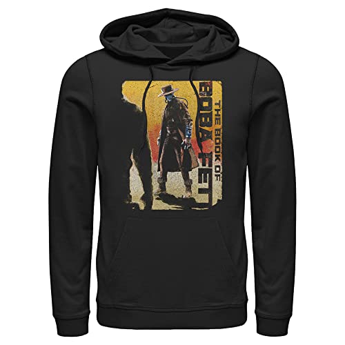 Sweat à capuche Star Wars Boba Fett noir en taille M pour homme