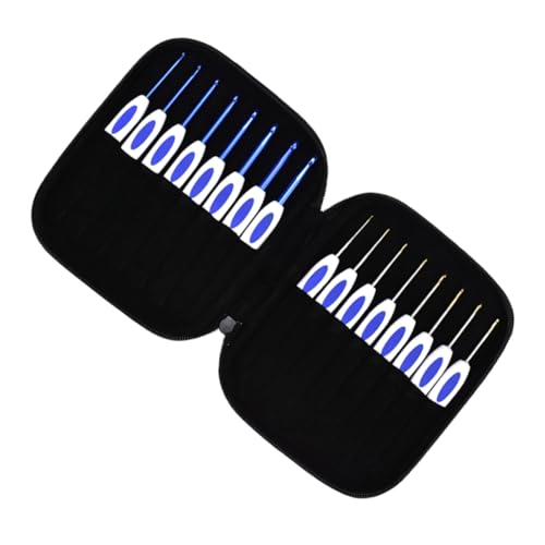 Crochets pour barbe outils de tissage fournitures cheveux bleues