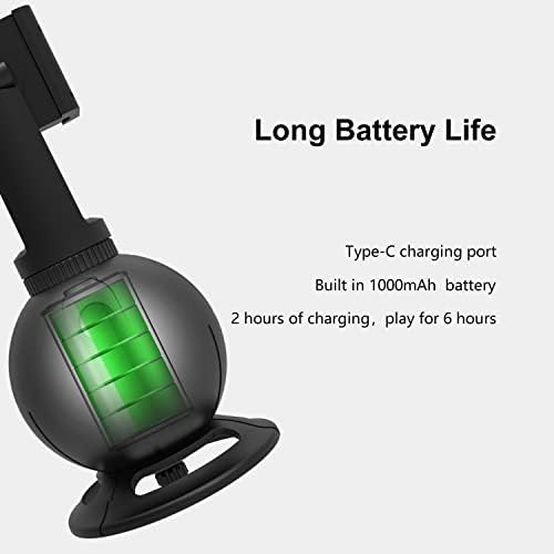 SRIKEKL Auto Tracking Phone Holder, 360° Rotation, Auto Face Tracking Camera Gimbal Stabilizer, No App RequiredSelfie Stick Phone Tripod for Live Vlog, TikTok, YouTube Livestream