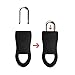 eBoot 32 Pieces Zipper Tag Zip Fixer Zipper Replacement Tag for Clothes or Bags (Black)