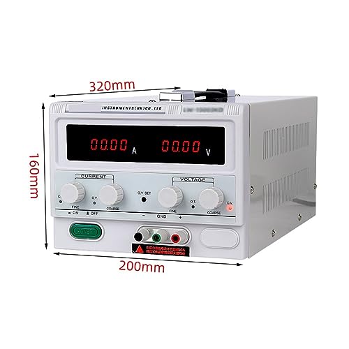 Fuente de alimentación CC ajustable 30V 20A con protección múltiple 7