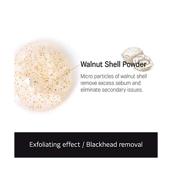 KKEUL-Korean-Skin-Care-Exfoliating-Foaming-Face-Wash-for-Men--Daily-Facial-Scrub-and-Pore-Cleanser-for-DryOily-Skin--Removes-Excess-Sebum-and-Blackheads-Helps-Shrink-Pores-with-Walnut-Shell-Powder Exfoliating Foaming Face Wash for Men, Korean Skin Care Daily Facial Scrub and Pore Cleanser, Removes Excess Sebum and Blackheads, Shrink Pores with Natural Walnut Shell Powder
