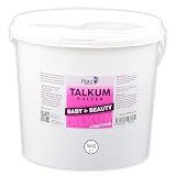 Fipro Minerals TALKUM-PUDER 3kg Eimer aus 100% Talk | Kosmetik Talkumpulver fein asbestfrei - Verwendbar Kompaktpuder, Körperpuder, Intimpuder, Fußpuder, Rasierpuder, Gesichtpuder, Talc-Talcu
