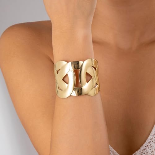 Image of Shining Diva Fashion Gold Plated Stylish Kada Bangle Cuff Bracelet for Women & Girls