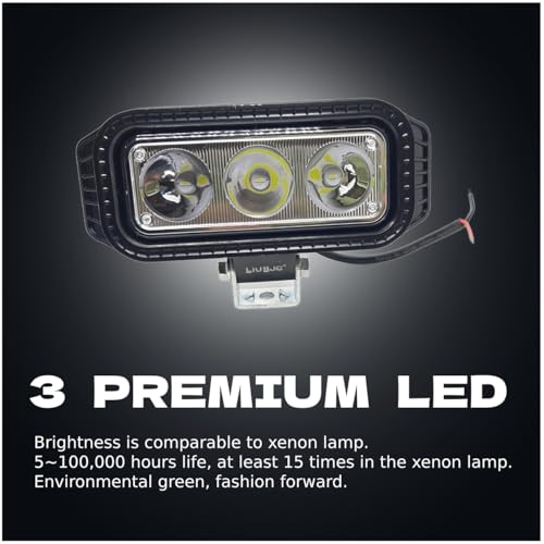 Image of LIU HJG White LED 40W DC 12V-80V Fog Light Universal For Car & Bike