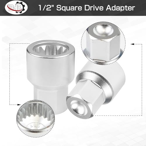 Image of BHB 20Set Anti-Theft Wheel Lock Nut Removal Tool Compatible with Porsche