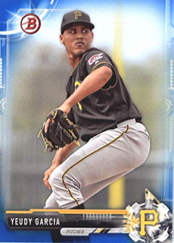2017 Bowman Prospects Blue #BP34 Yeudy Garcia Pittsburgh Pirates Baseball Card