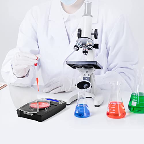 Next-Shine Digital Milligram Scale, Mini Pocket Professional Reloading Powder Scale Rechargeable 50G X 0.001G High Precision With 10G Calibration Weights Grams Ounces For Jewelry School Test #TOP5