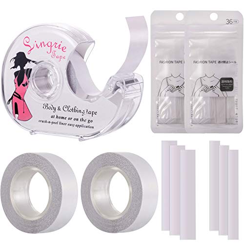 SATINIOR Cinta de Belleza de Cuerpo Cinta de Ropa de Doble Cara...