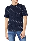 Baumwolle Scotch & Soda Herren Baumwoll Rundhalsausschnitt und Print T-Shirt, 0222 Combo F, M