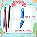 Sabary 28 Pieces Include 14 Pcs Replacement Stylus Drawing Pen and 14 Pcs Lanyard for Tablet Writing Tablet LCD for Kids Drawing Board Painting Pad, Doodle Pad, 4.7 Inch