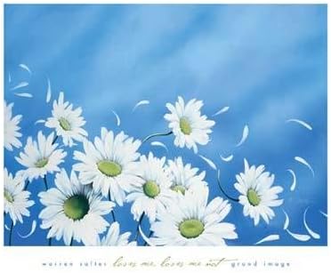 Warren Salter - Loves Me Loves Me Not Art Print NO LONGER IN PRINT - LAST ONE!!