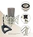TLM 103 Shock Mount - Microphone Mount Compatible for Neumann TLM 103 M147 Condenser Mic by SUUNTOK,Silver