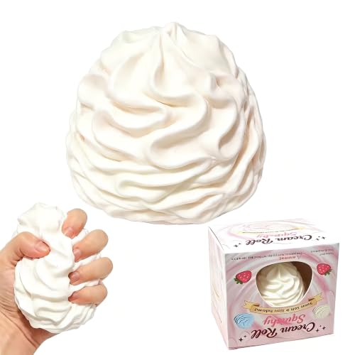 Cream Squishy Squishy Stress Balls, Novelty Cake Squeeze Toys - image 1