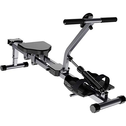 Image of Foldable Rowing Machines Rowing Machine for Home Use Foldable Indoor Rowing Machine Rowing Bench Abdominal Fitness Equipment Hd Data Display 90 Folding Storage Double Track