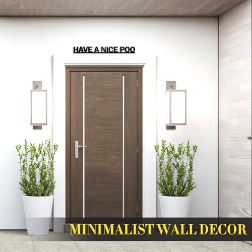 MagiDeal Bathroom Door Sign Door Topper Decor Easy Mount Restroom Wall Arts Wall Decoration for Dormitory Cafe Lavatory Public Toilet,Wooden Black - Cosy Home Interiors MagiDeal Bathroom Door Sign Door Topper Decor Easy Mount Restroom Wall Arts Wall Decoration for Dormitory Cafe Lavatory Public Toilet,Wooden Black - Image 8