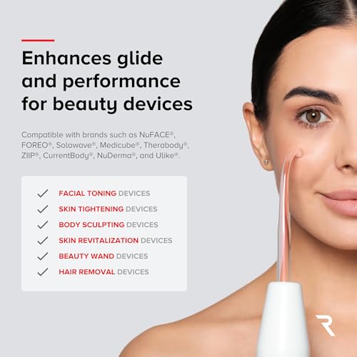 Professional-Grade Conductive Gel for Beauty & Skincare Devices | Hydrating, Hypoallergenic, Water-Based, Non-Greasy, Unscented, Multi-Device Compatible | 5L Cube+8.45 fl oz/250mL Bottle