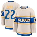 Pius Suter Jersey Mens/Women/Youth Stitched for Sports Fan Cream No Brand/Logos