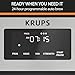Krups Simply Brew Stainless Steel and Thermal Carafe Drip Coffee Maker 12 Cup Programmable, Customizable, Digital Display, Insulated Coffee Filter, Dishwasher Safe, Drip Free Silver and Black