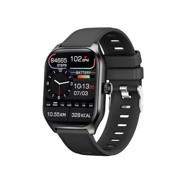 Smart Watch (Answer/Make Calls), 2024 Newest 2.01“Inch Fitness Tracker, Heart Rate/Sleep Monitor/Pedometer/Calories, Multiple Sports Modes, Waterproof Women’s Men’s Fitness Watch for Android iPhone