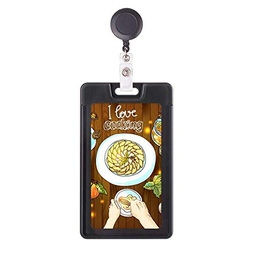 Badge enrouleur I love cooking : fini les pertes de carte d'accès