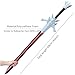 damdos Halloween Prop Fantasey Foam Swords, Blood Red Rebellionr Two Hand High Cosplay Sword for Deviller May Crier Character Dark Red Sword