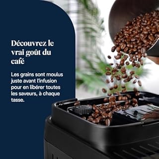 De’Longhi Magnifica Evo Next - Perfetto Machine à Café Automatique avec LatteCrema Mousseur à Lait Automatique, 13 Boissons en une Seule Touche, Écran Tactile Couleurs, Titane et Noir (ECAM312.80.TB)